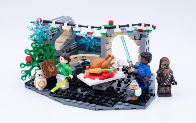 Review LEGO Star Wars 40658 Millenium Falcon Holiday Diorama