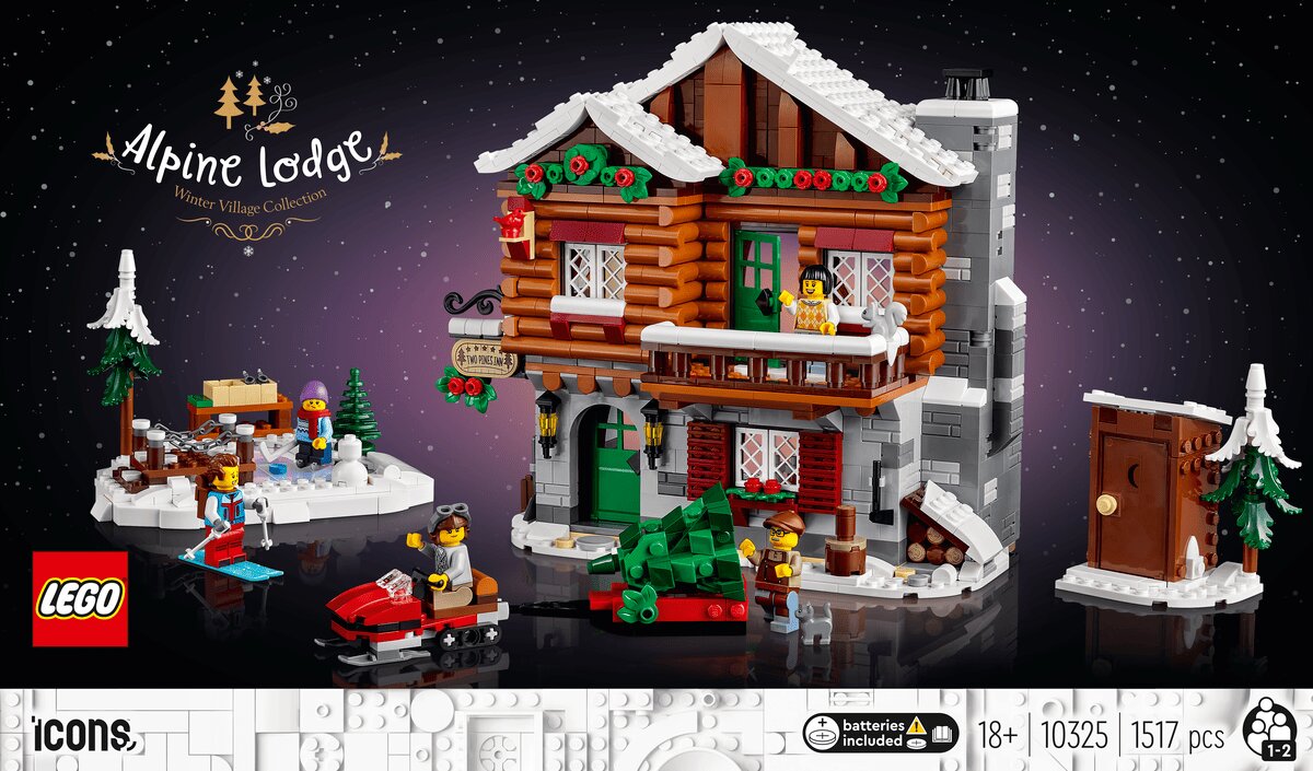LEGO Icons 10325 Alpine Lodge le nouveau Winter Village 2023 ! HelloBricks