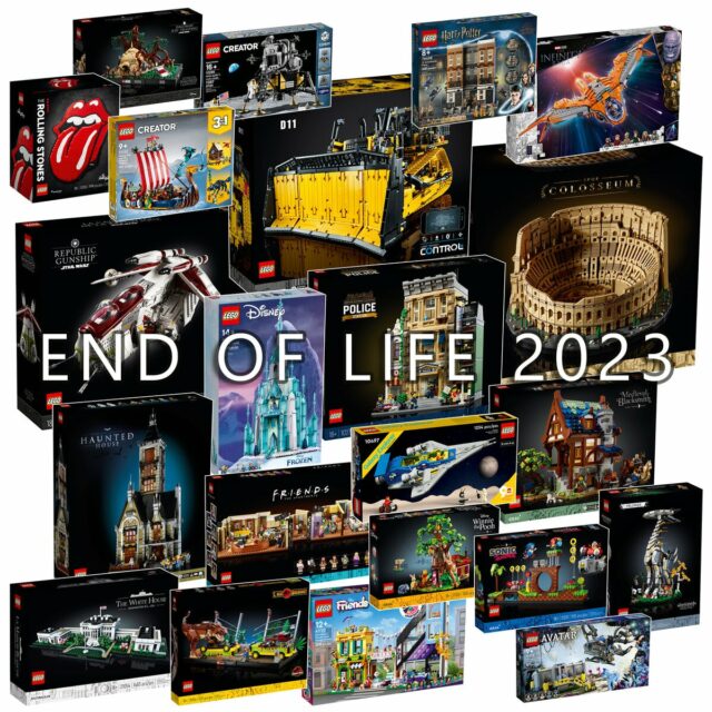 LEGO End of Life 2023