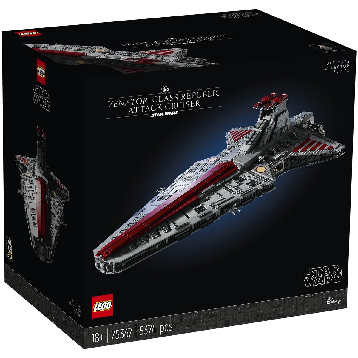 LEGO Star Wars 75367 Venator-Class Republic Attack Cruiser Ultimate  Collector Series : le set est en ligne sur le Shop - HelloBricks