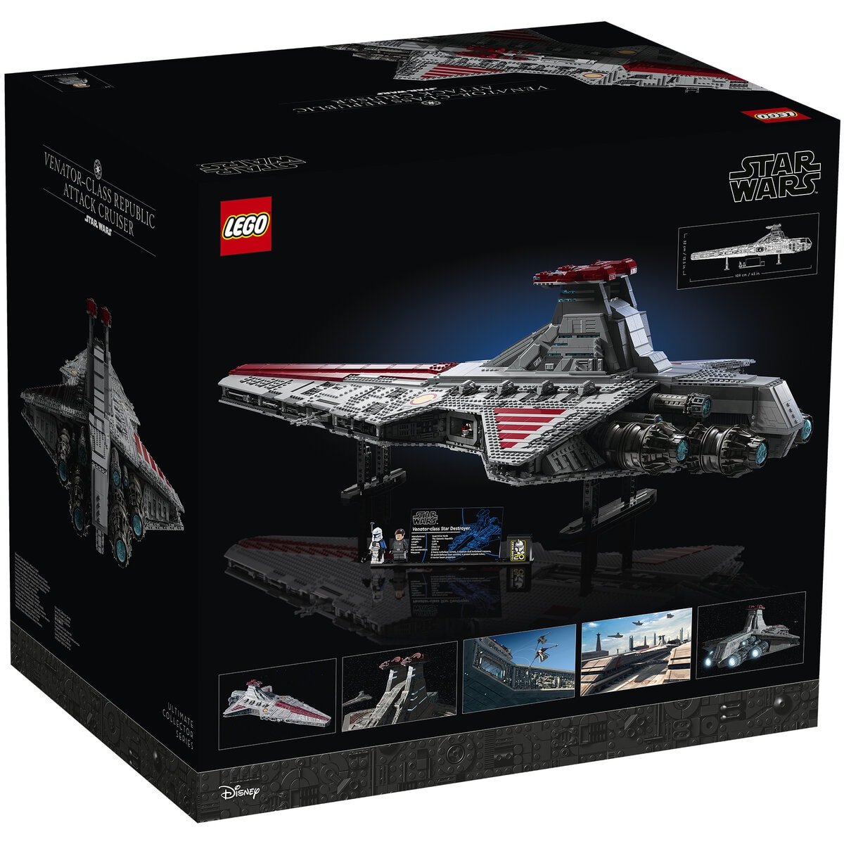 Star Wars Clone Wars Venator class Destroyer - HelloBricks