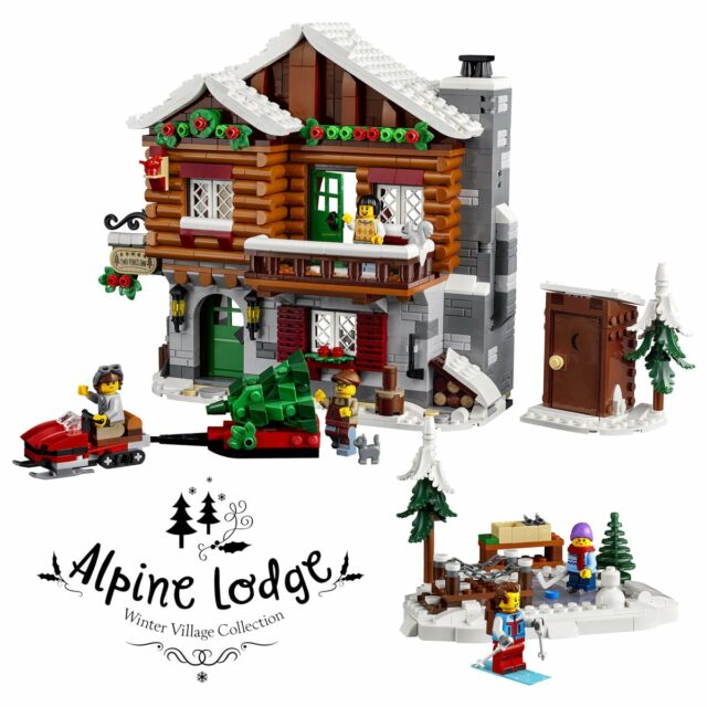 LEGO Icons 10325 Alpine Lodge Winter Village 2023