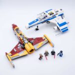 Review LEGO Star Wars 75364 New Republic E-wing vs. Shin Hati's Starfighter