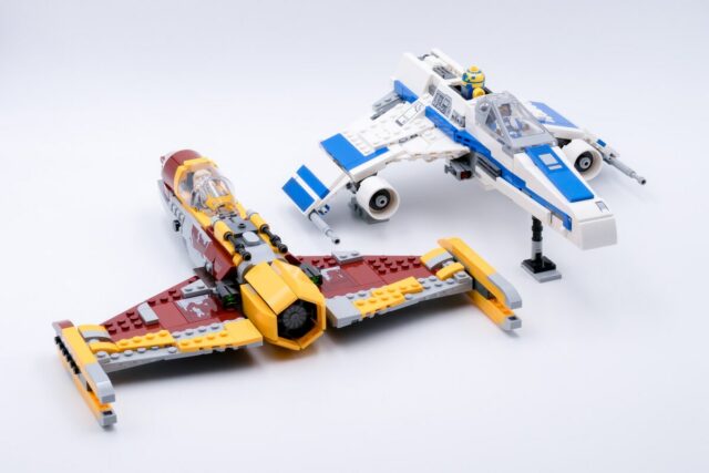 Review LEGO Star Wars 75364 New Republic E-wing vs. Shin Hati's Starfighter