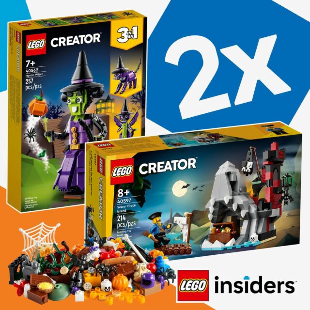 LEGO points Insiders x2 cadeaux 40597 40562 octobre 2023