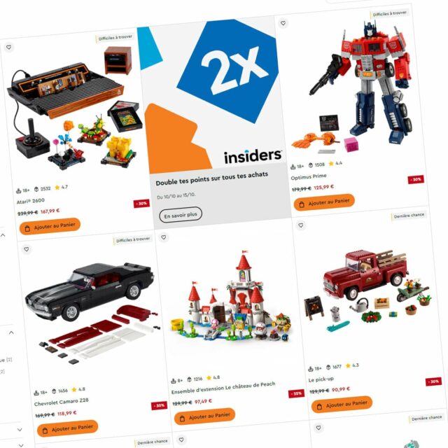 LEGO deals octobre 2023