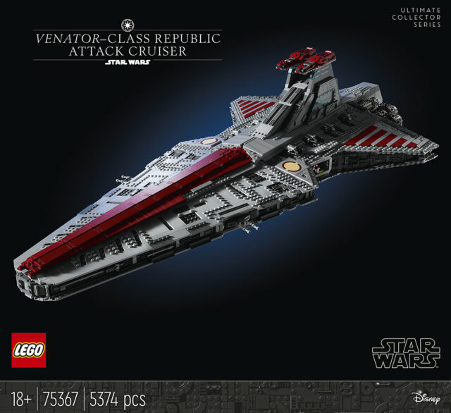 LEGO Star Wars 75367 Venator-Class Republic Attack Cruiser Ultimate Collector Series
