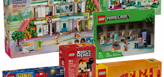 Nouveautés LEGO Friends, Minecraft, Sonic et Chinese New Year 2024