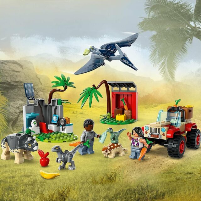 LEGO Jurassic Park 2024 : 76963 Baby Dinosaur Rescue Center