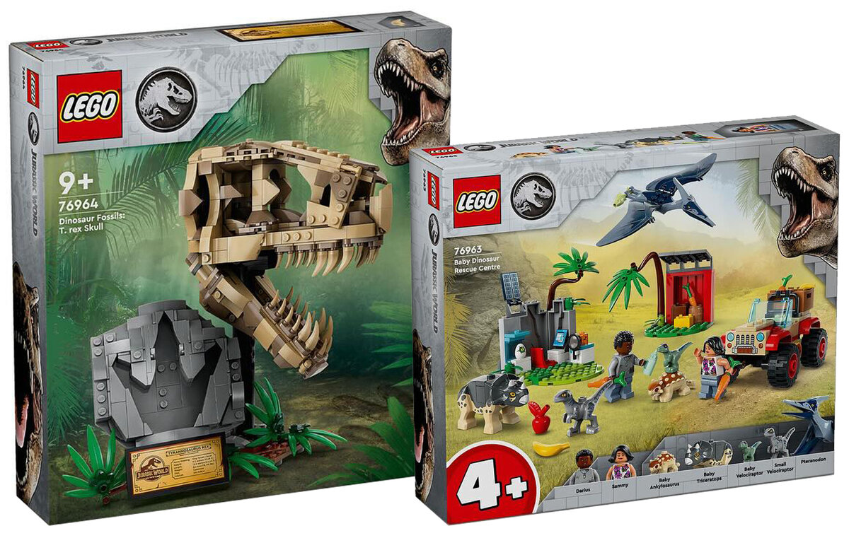 Nouveautés LEGO Jurassic Park, Minecraft, Sonic et Super Mario de