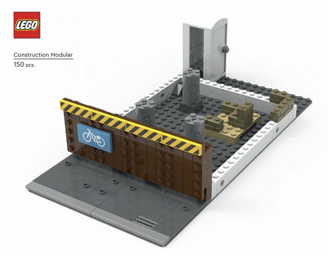LEGO Modular extension Construction Site instructions