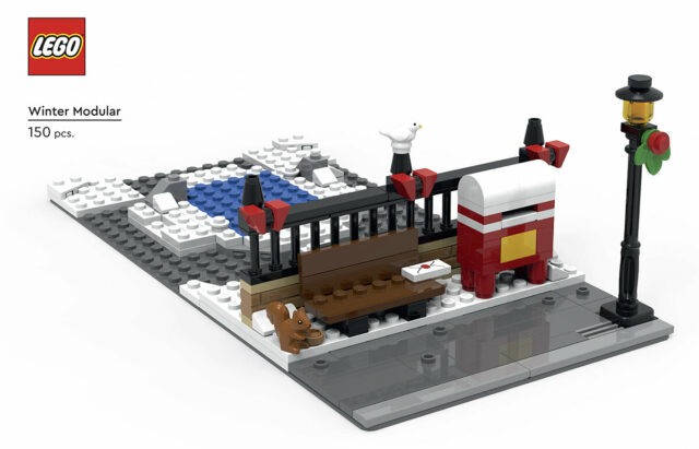 LEGO Modular extension Winter Scene instructions