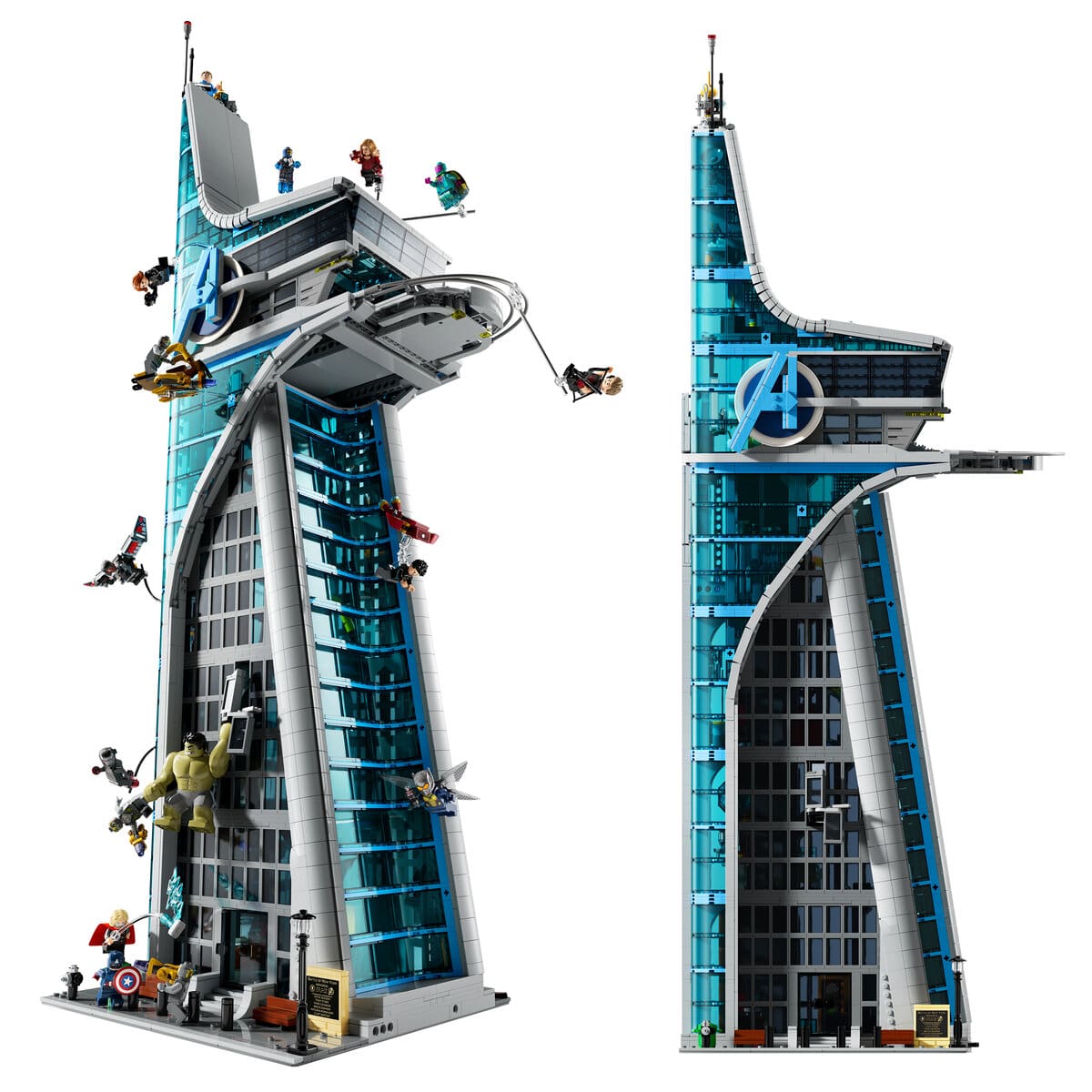 Les designers LEGO dévoilent la tour Avengers 76269