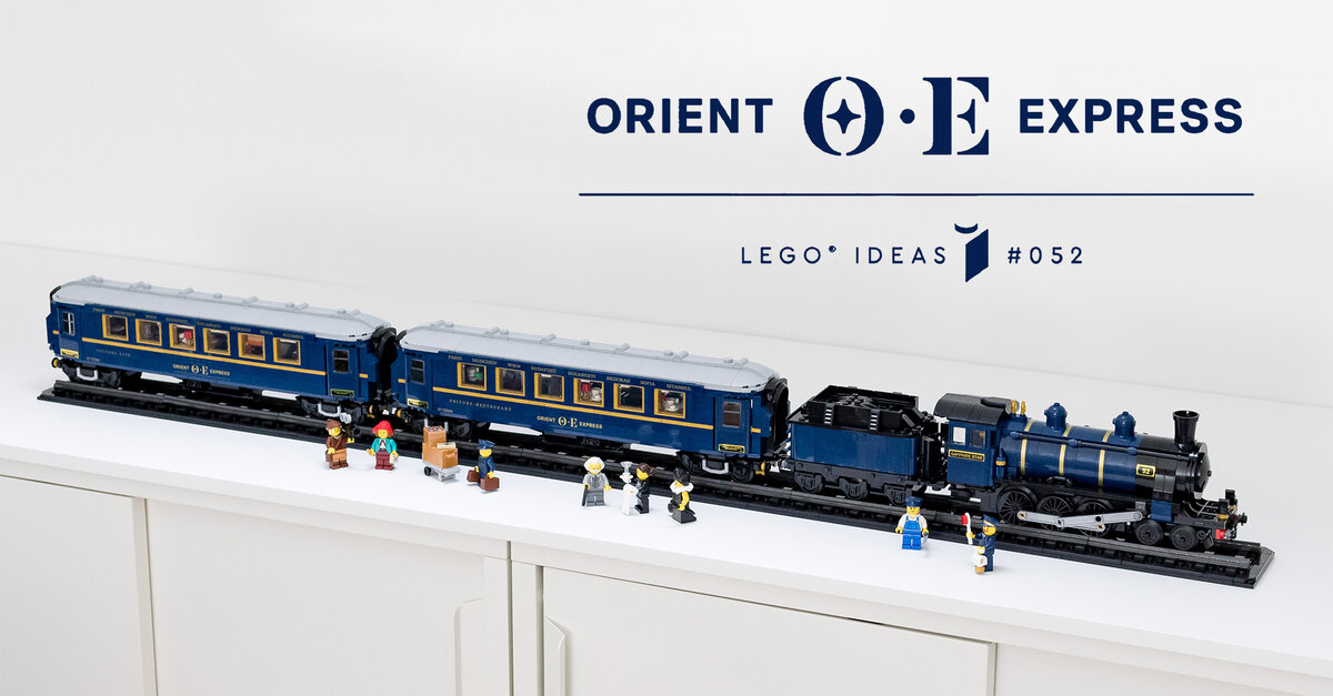 The LEGO Ideas Orient Express Train Set Is Available Now