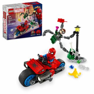 LEGO Marvel 76275 Motorcycle Chase : Spider-Man vs. Doc Ock