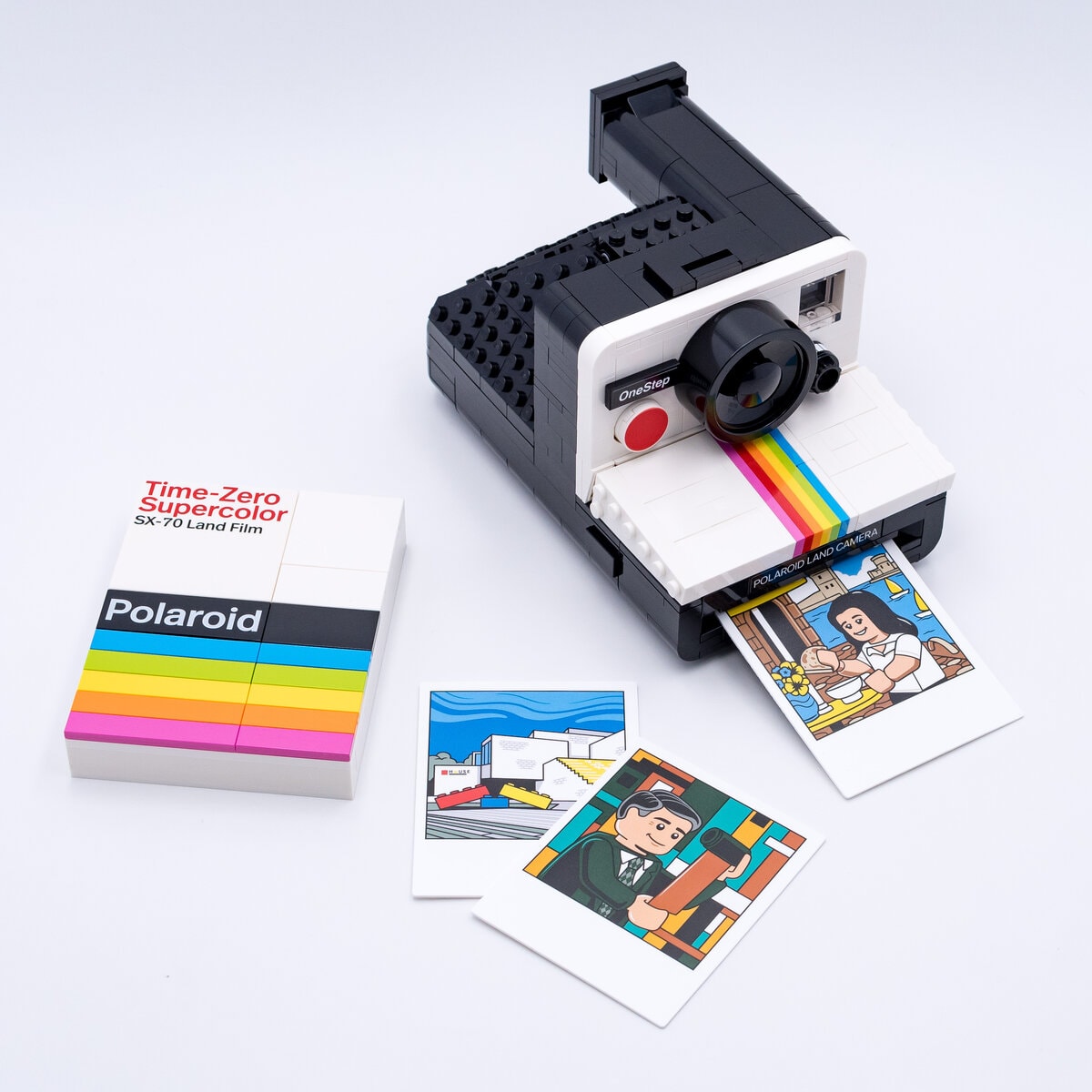 Review LEGO Ideas 21345 Polaroid OneStep SX-70 Camera - HelloBricks