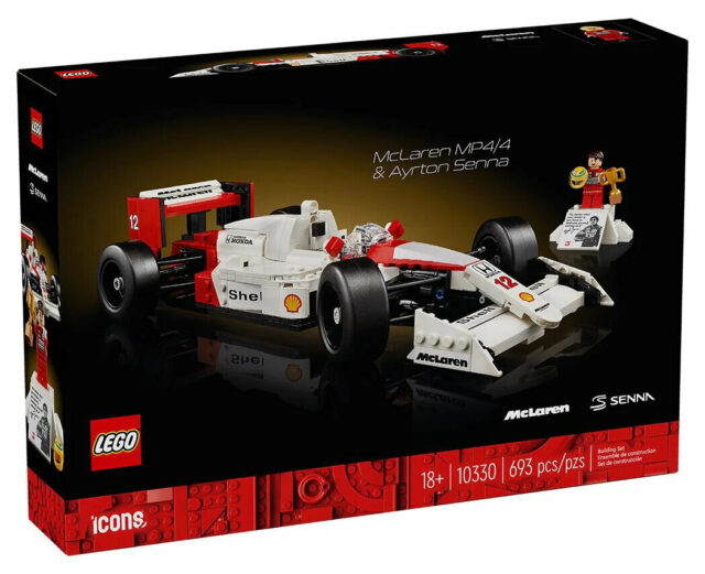 LEGO Icons 10330 McLaren MP4/4 & Ayrton Senna