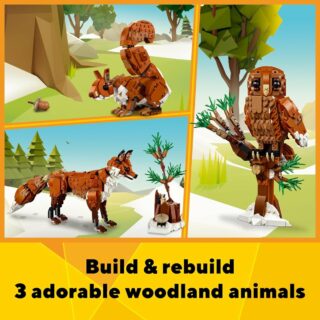 LEGO Creator 3-en-1 31154 Forest Animals : Red Fox