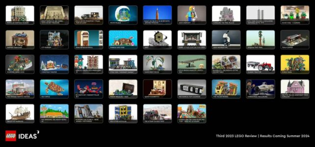 LEGO Ideas : 42 projets qualifiés pour la dernière phase de review 2023