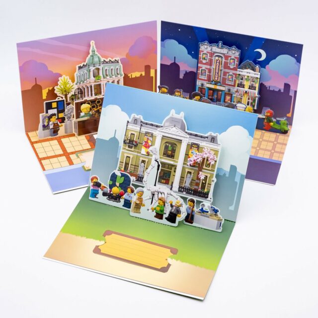 Review LEGO Insiders Modular Buildings pop-up cards