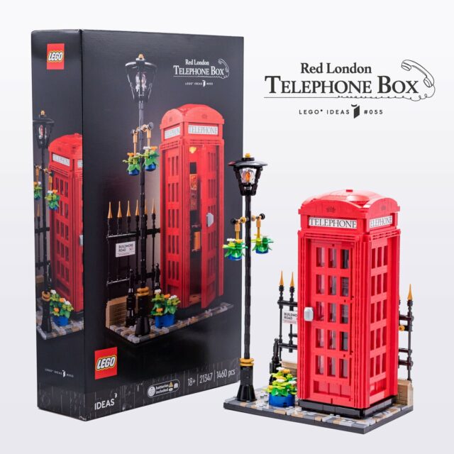 Review LEGO Ideas 21347 Red London Telephone Box