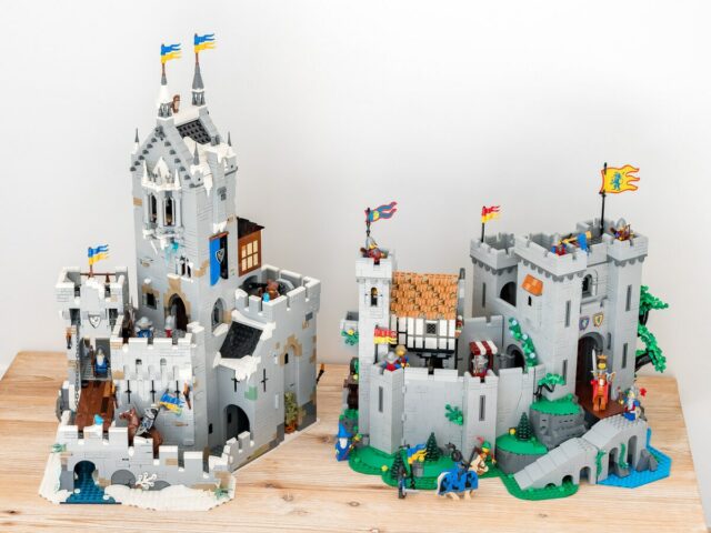 LEGO Mountain Fortress vs 10305 Lion Knights' Castle