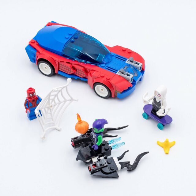 Review LEGO Marvel 76279 Spider-Man Race Car vs. Venom Green Goblin