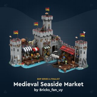 LEGO Bricklink Designer Program Series 4 Medieval Seaside Market