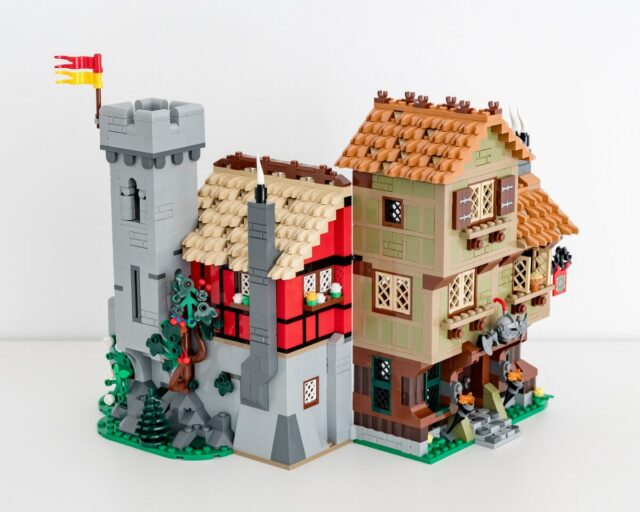 Review LEGO Icons 10332 Medieval Town Square