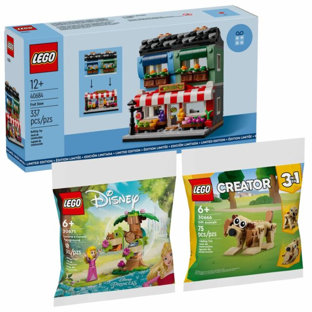 LEGO GWP avril 2024 40684 30666 30671