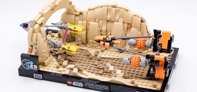 Review LEGO Star Wars 75380 Mos Espa Podrace Diorama