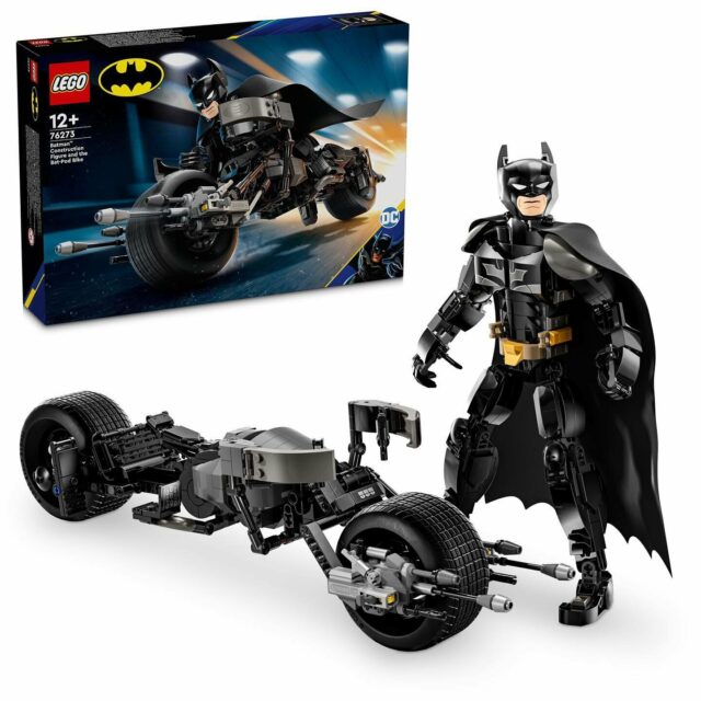 LEGO DC 76273 Batman Construction Figure and the Bat-Pod Bike