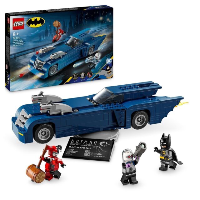 LEGO DC 76274 Batman With The Batmobile vs. Harley Quinn and Mr. Freeze