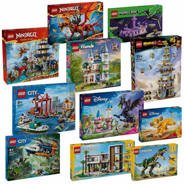 LEGO Disney City Creator Friends Ninjago Minecraft juin 2024