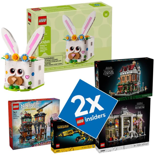 Chez LEGO : cadeau LEGO 40764 Easter Bunny Surprise offert et points LEGO Insiders x2