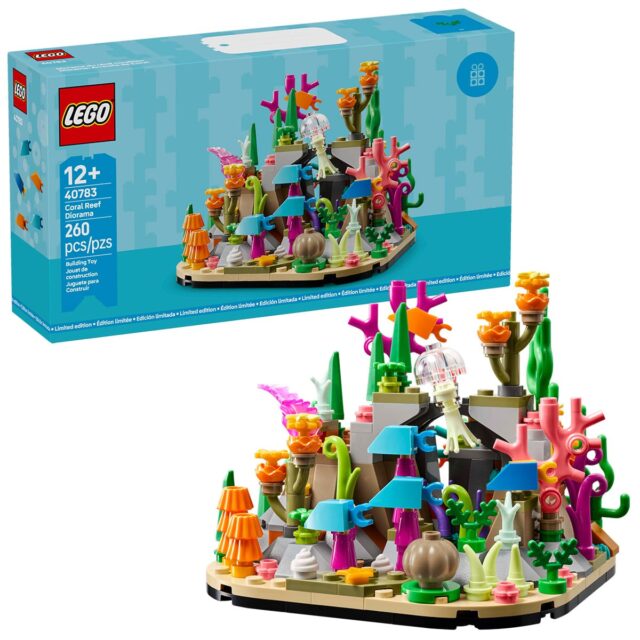 Chez LEGO : le cadeau 40783 Coral Reef Diorama maintenant offert