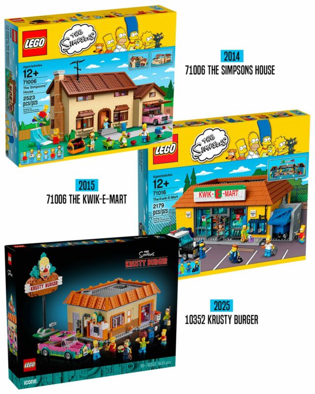 LEGO Icons 10352 The Simpsons Krusty Burger