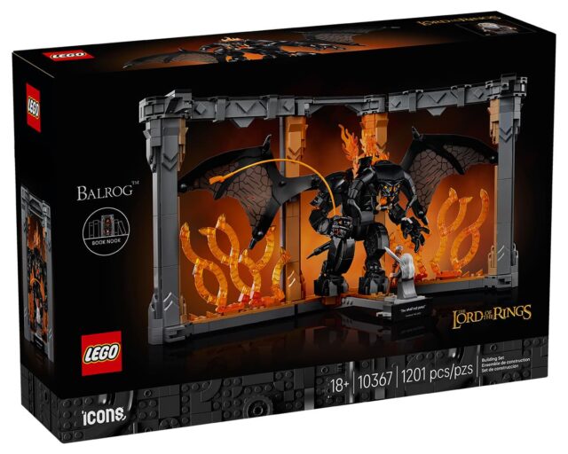 LEGO Icons 10367 The Lord of the Rings: Balrog Book Nook