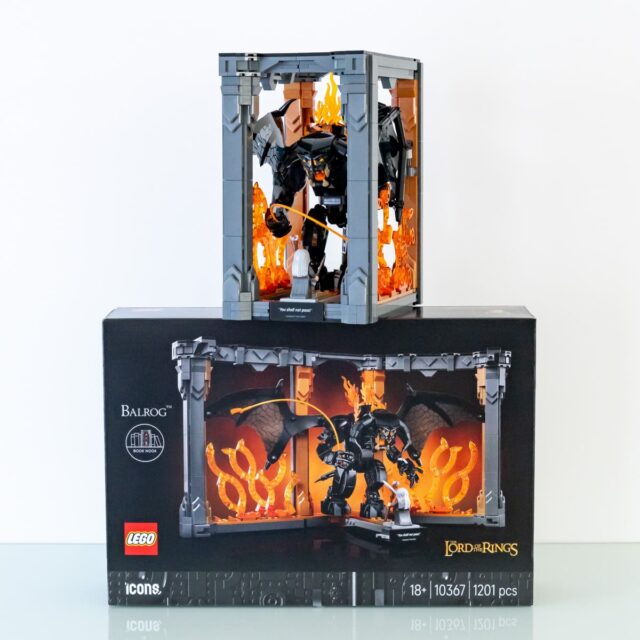 Review LEGO Icons 10367 The Lord of the Rings: Balrog Book Nook