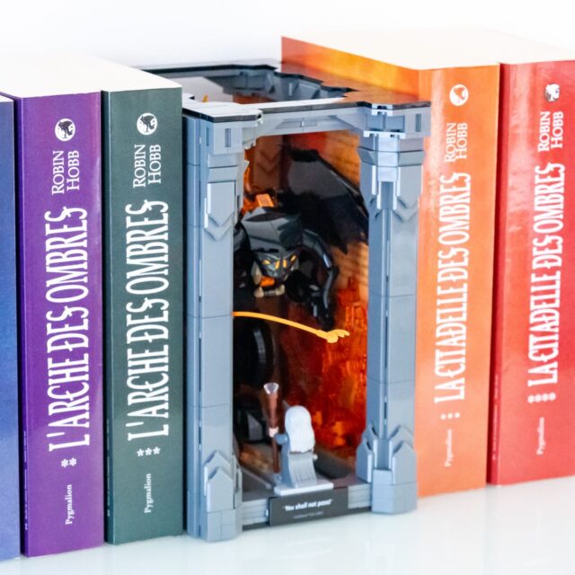 Review LEGO Icons 10367 The Lord of the Rings: Balrog Book Nook