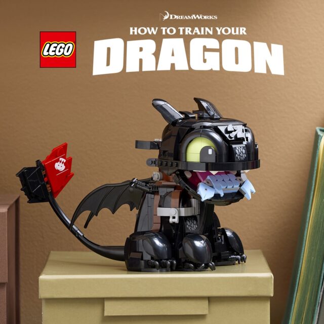 LEGO Icons 10375 How to Train Your Dragon Toothless : l'annonce officielle de Krokmou (Dragons) !