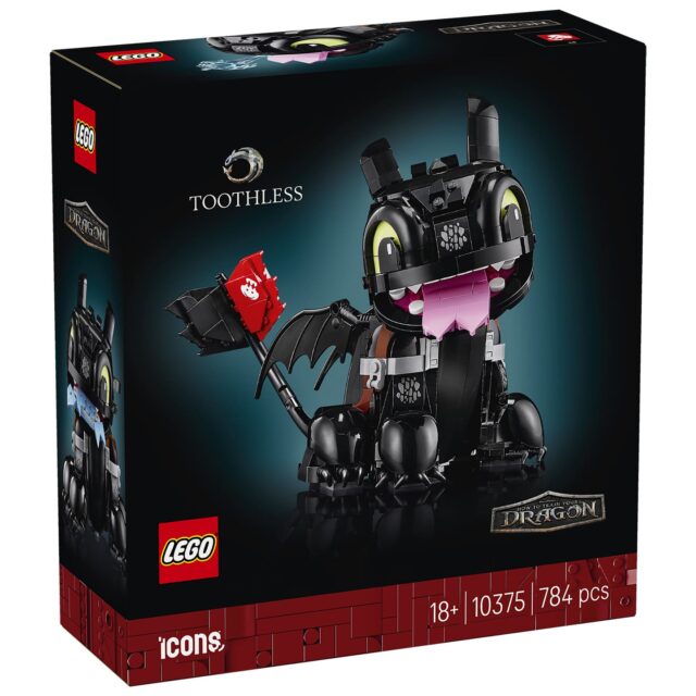 LEGO Icons 10375 How to Train Your Dragon Toothless : l'annonce officielle de Krokmou (Dragons) !