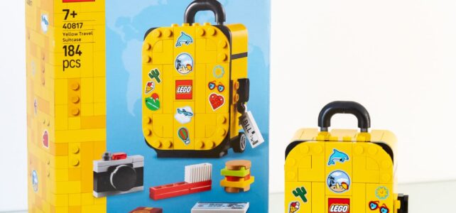 Review LEGO 40817 Yellow Travel Suitcase