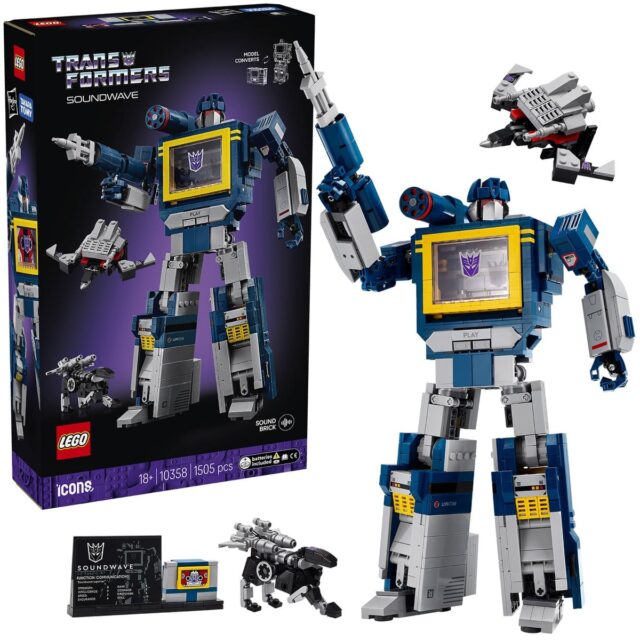 LEGO Icons 10358 Transformers Soundwave