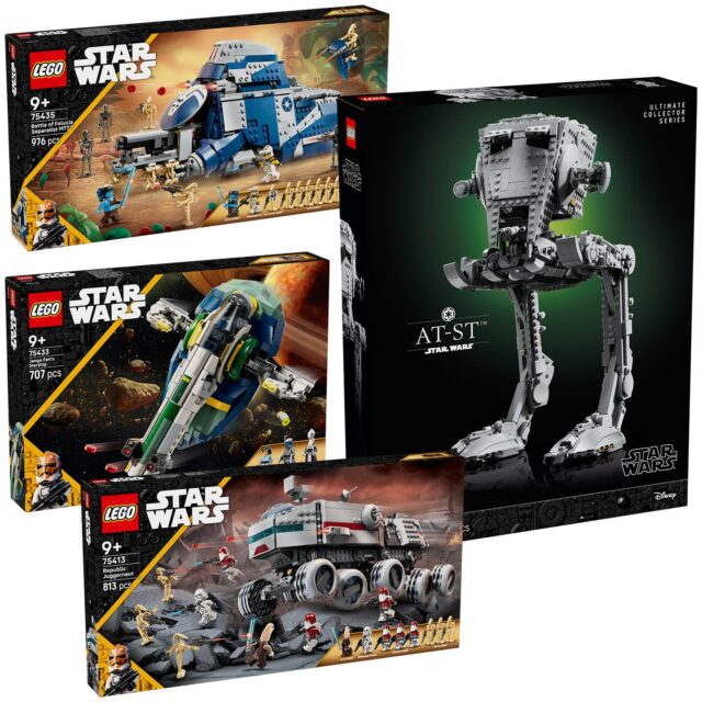 LEGO Star Wars août 2025 : 75417 AT-ST UCS et autres nouveautés