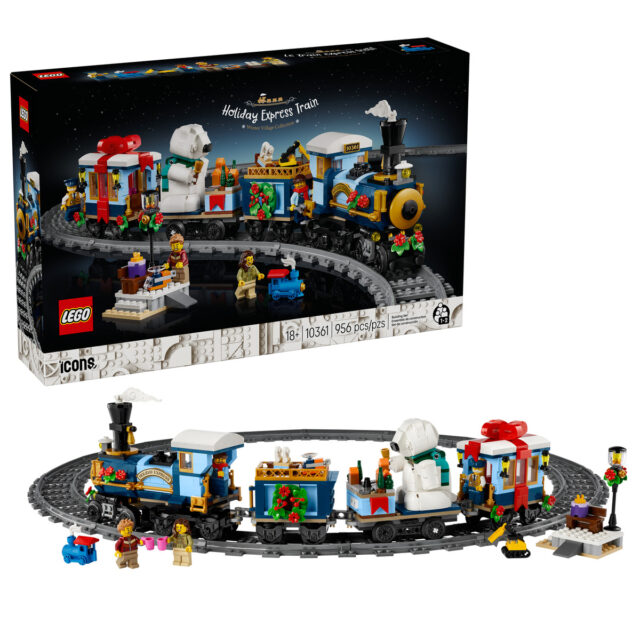 Winter Village LEGO Icons 10361 Holiday Express Train