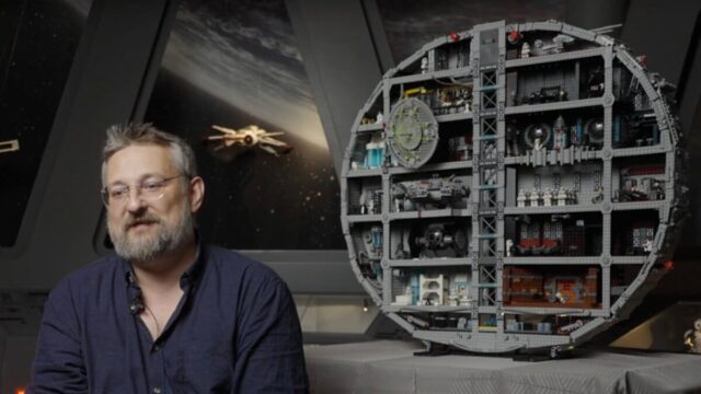 LEGO Star Wars Death Star UCS sketch model