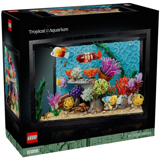Nouveauté LEGO Icons 10366 Tropical Aquarium