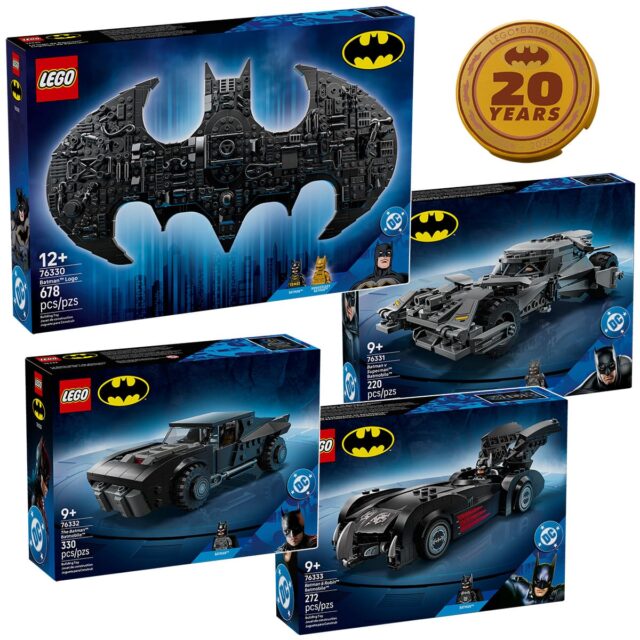 Nouveautés LEGO DC Batman 2026 : un logo et une collection de Batmobiles pour les 20 ans de la gamme