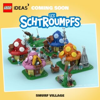 LEGO Ideas Smurf Village